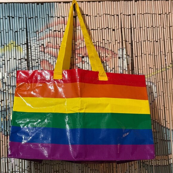 IKEA Storstomma Rainbow, Reuseable Large Shopping Bag, 104.832.10 Multi-Color - Picture 5 of 12